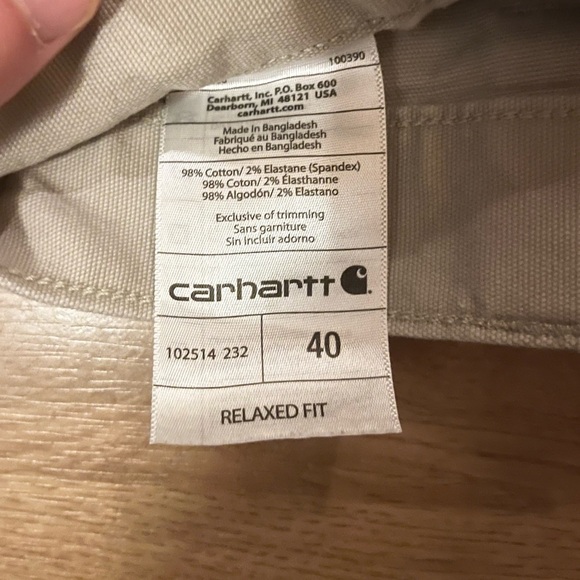 Carhart light khaki shorts - Picture 3 of 4